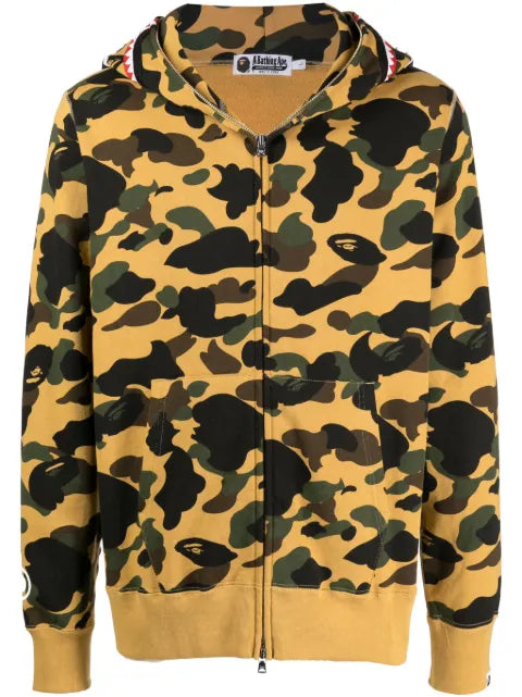 A BATHING APE® 1st Camo Shark zip-up hoodie