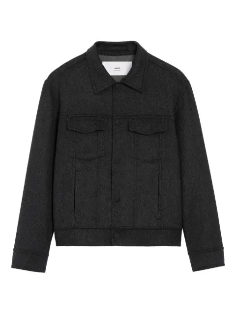 AMI Paris wool trucker jacket