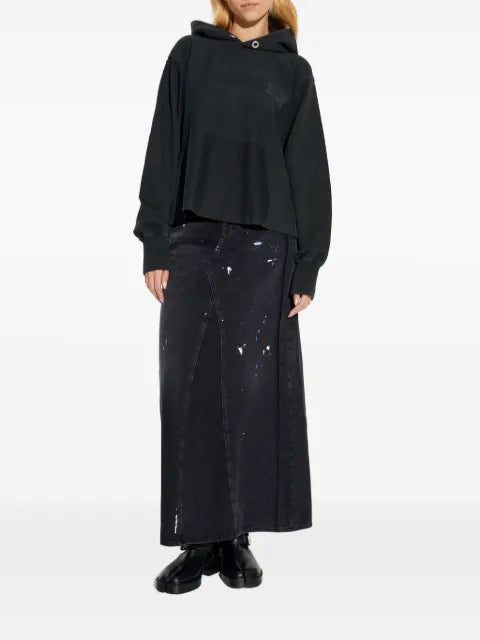 Maison Margiela logo- embroidered sweater