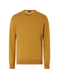 Zegna yellow Cashseta crew-neck sweater