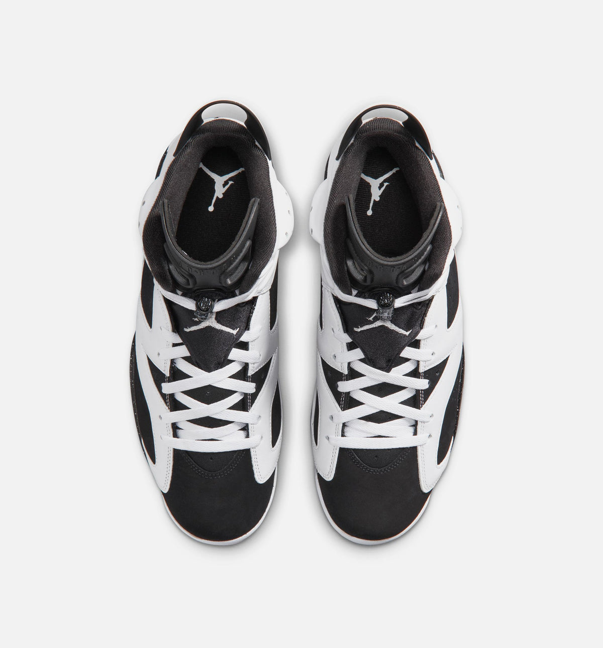 Air Jordan 6 Retro Black and White Men's Lifestyle Shoes - Black/White