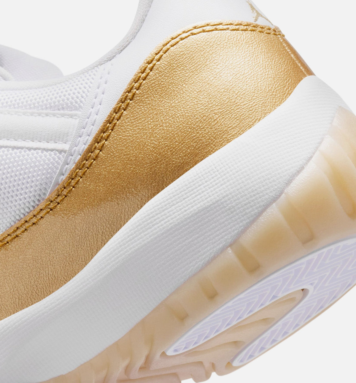 Air Jordan 11 Retro Low Mother's Day Women's Lifestyle Shoes - White/Metallic Gold/Team Gold